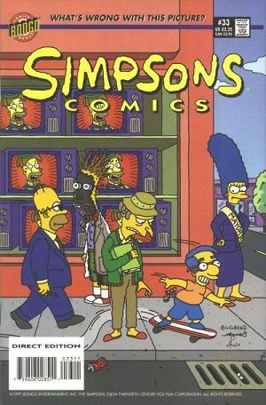 Simpsons Comics #33 cover
