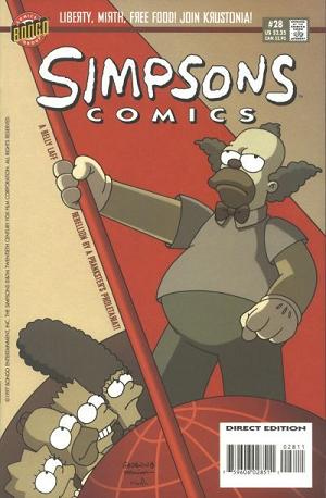 Simpsons Comics #28 cover