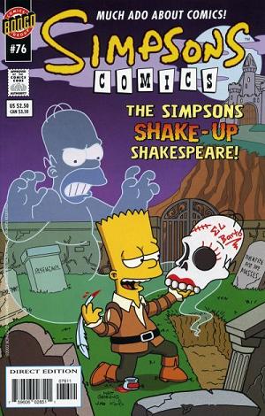 Simpsons Comics #76 cover