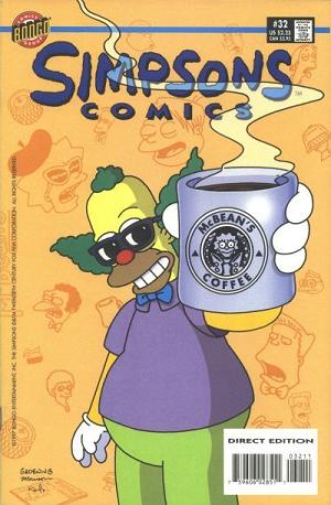 Simpsons Comics #32 cover