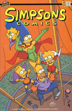 Simpsons Comics #7 cover