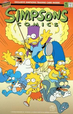 Simpsons Comics #5 cover