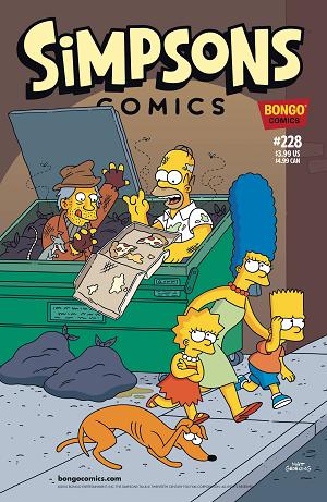 Simpsons Comics #228 cover