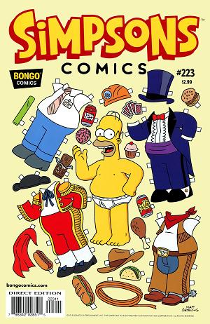 Simpsons Comics #223 cover