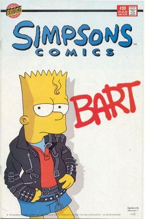 Simpsons Comics #20 cover