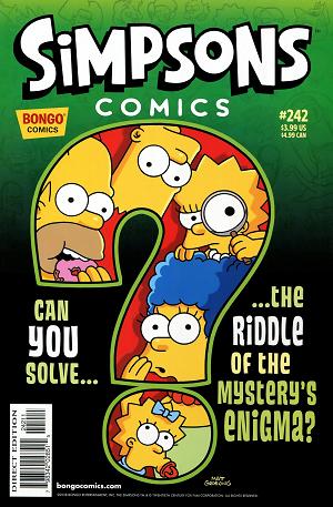 Simpsons Comics #242 cover