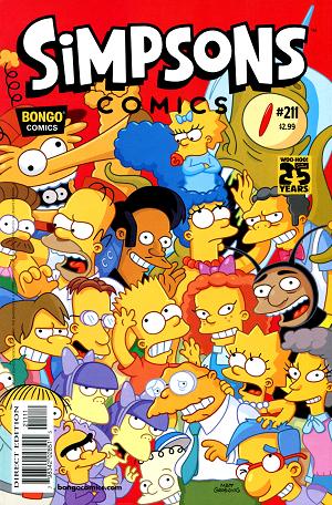 Simpsons Comics #211 cover
