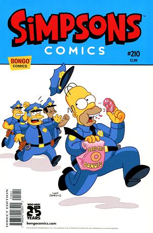 Simpsons Comics #210 cover