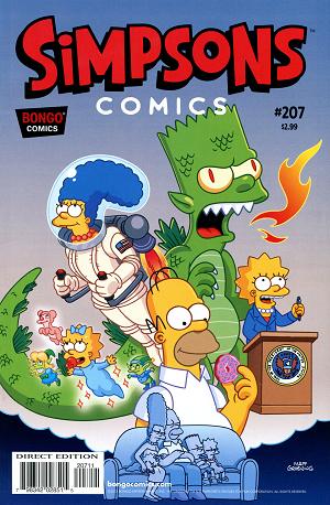 Simpsons Comics #207 cover