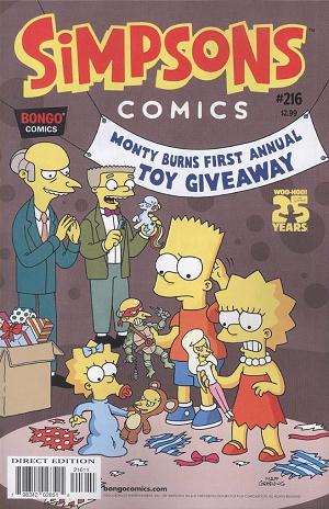 Simpsons Comics #216 cover