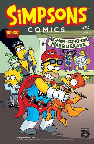 Simpsons Comics #214 cover