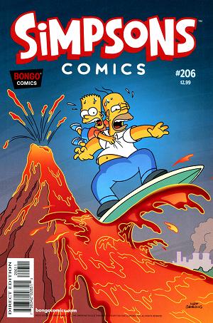 Simpsons Comics #206 null cover