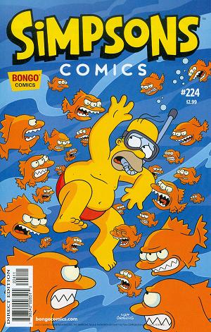 Simpsons Comics #224 cover