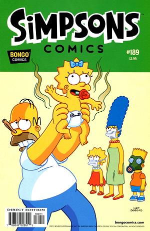 Simpsons Comics #189 cover