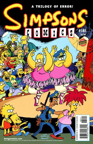 Simpsons Comics #185 cover