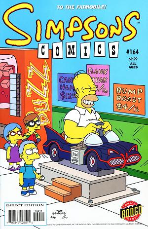 Simpsons Comics #164 cover