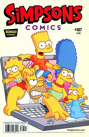 Simpsons Comics #187 cover