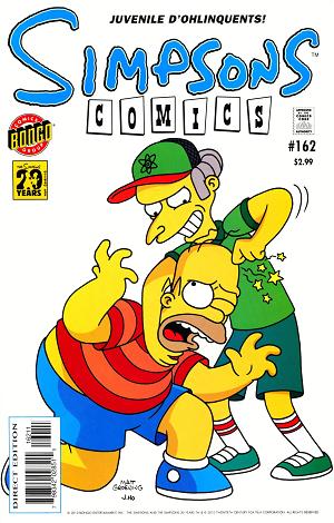 Simpsons Comics #162 cover