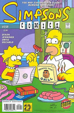 Simpsons Comics #159 cover