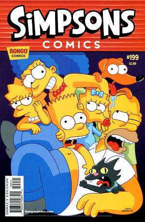 Simpsons Comics #199 cover