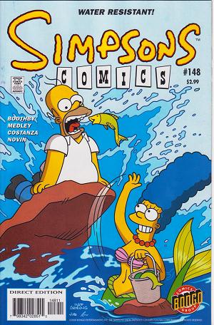 Simpsons Comics #148 cover