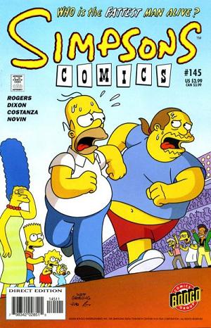 Simpsons Comics #145 cover