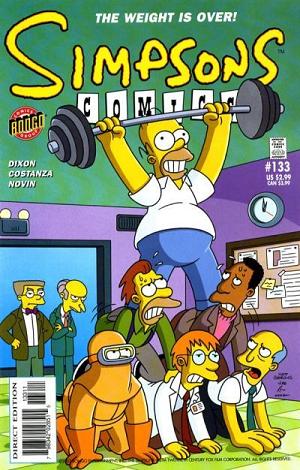 Simpsons Comics #133 cover