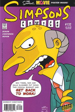 Simpsons Comics #132 cover