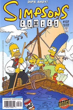Simpsons Comics #127 cover