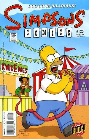 Simpsons Comics #125 cover