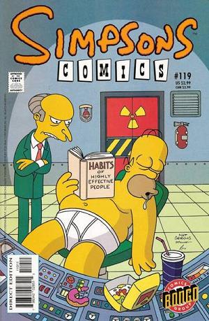 Simpsons Comics #119 cover