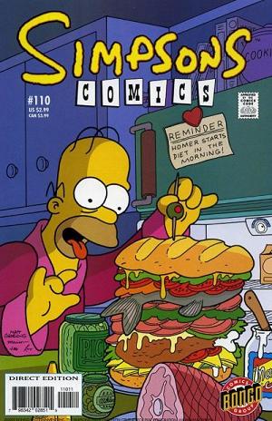 Simpsons Comics #110 cover