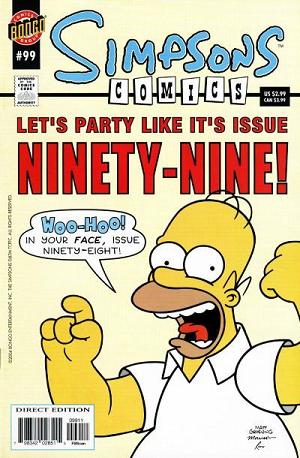 Simpsons Comics #99 cover