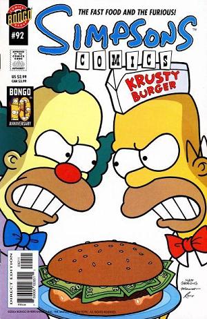 Simpsons Comics #92 cover