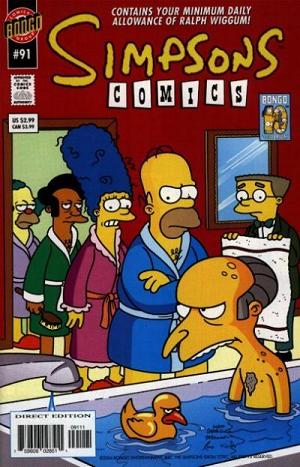 Simpsons Comics #91 cover