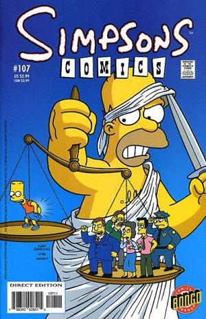 Simpsons Comics #107 cover