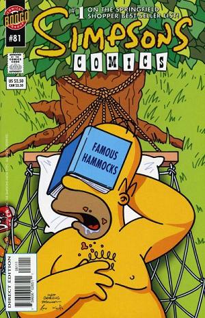 Simpsons Comics #81 cover