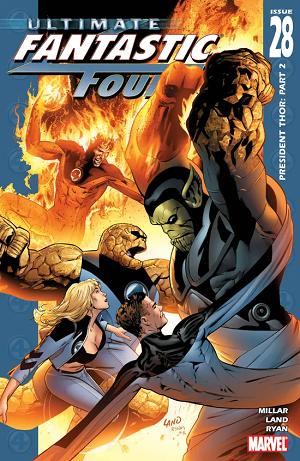 Ultimate Fantastic Four #28 cover