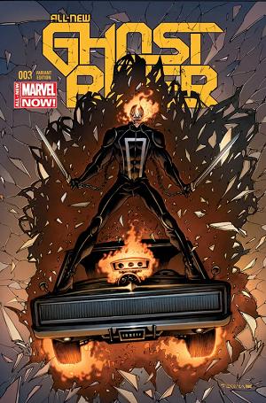 All-New Ghost Rider #3 Texeira Vehicle Variant cover