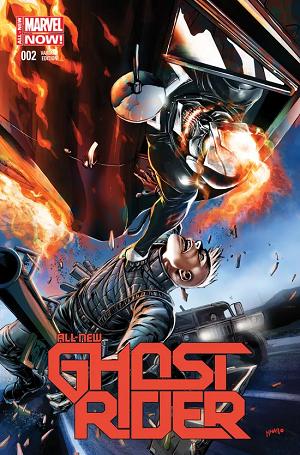 All-New Ghost Rider #2 Mhan Vehicle Variant cover