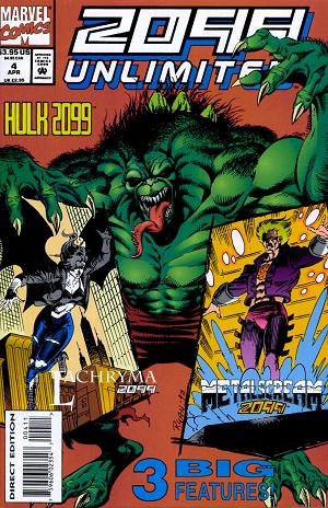 2099 Unlimited #4 cover