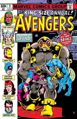 Avengers Annual #9 cover