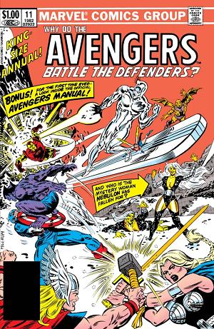 Avengers Annual #11 cover