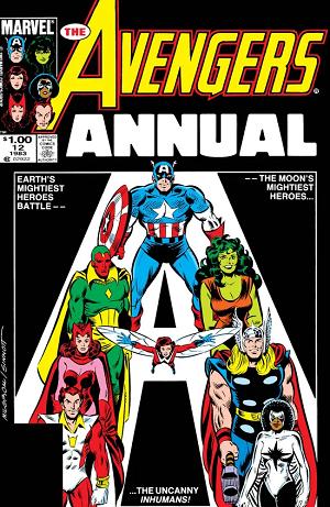 Avengers Annual #12 cover
