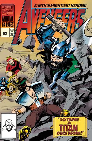 Avengers Annual #23 cover