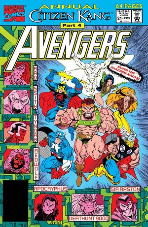 Avengers Annual #21 cover