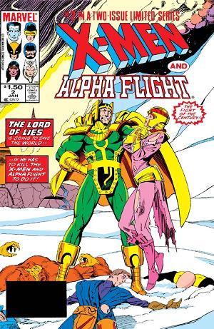 X-Men/Alpha Flight #2 cover