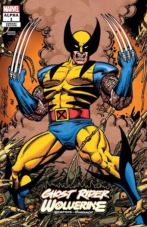 Ghost Rider/Wolverine: Weapons Of Vengeance Alpha #1 Variant cover