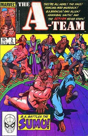The A-Team #2 cover