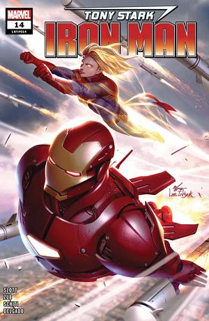 Tony Stark: Iron Man #14 cover